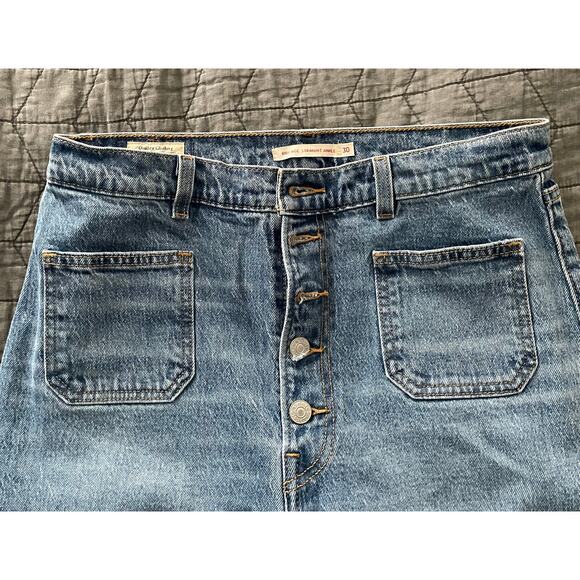 Levi's Ribcage Straight Ankle Women's Jeans Cool Invite Medium Wash 30x27 - Picture 5 of 8